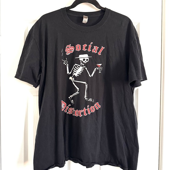 giant Other - Social Distortion Band Men's 2XL Shirt Punk Rock Gildan Tag Y2K